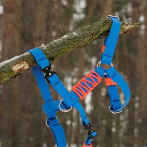 Wodoodporne szelki guard paracord na dwie klamry