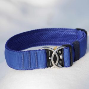 Obroża doublelock z podszyciem z siatki