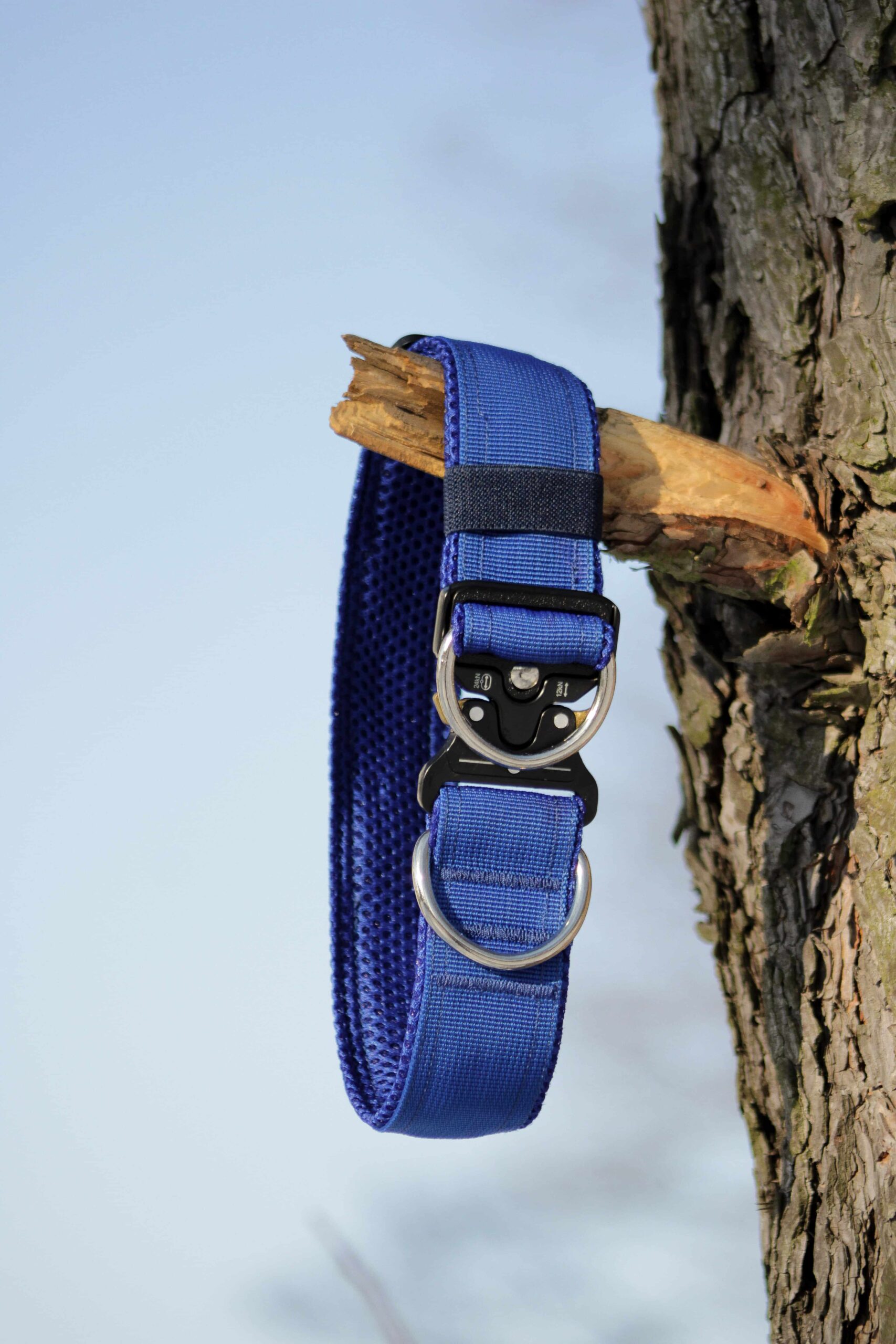 Obroża doublelock z podszyciem z siatki - obrazek 2