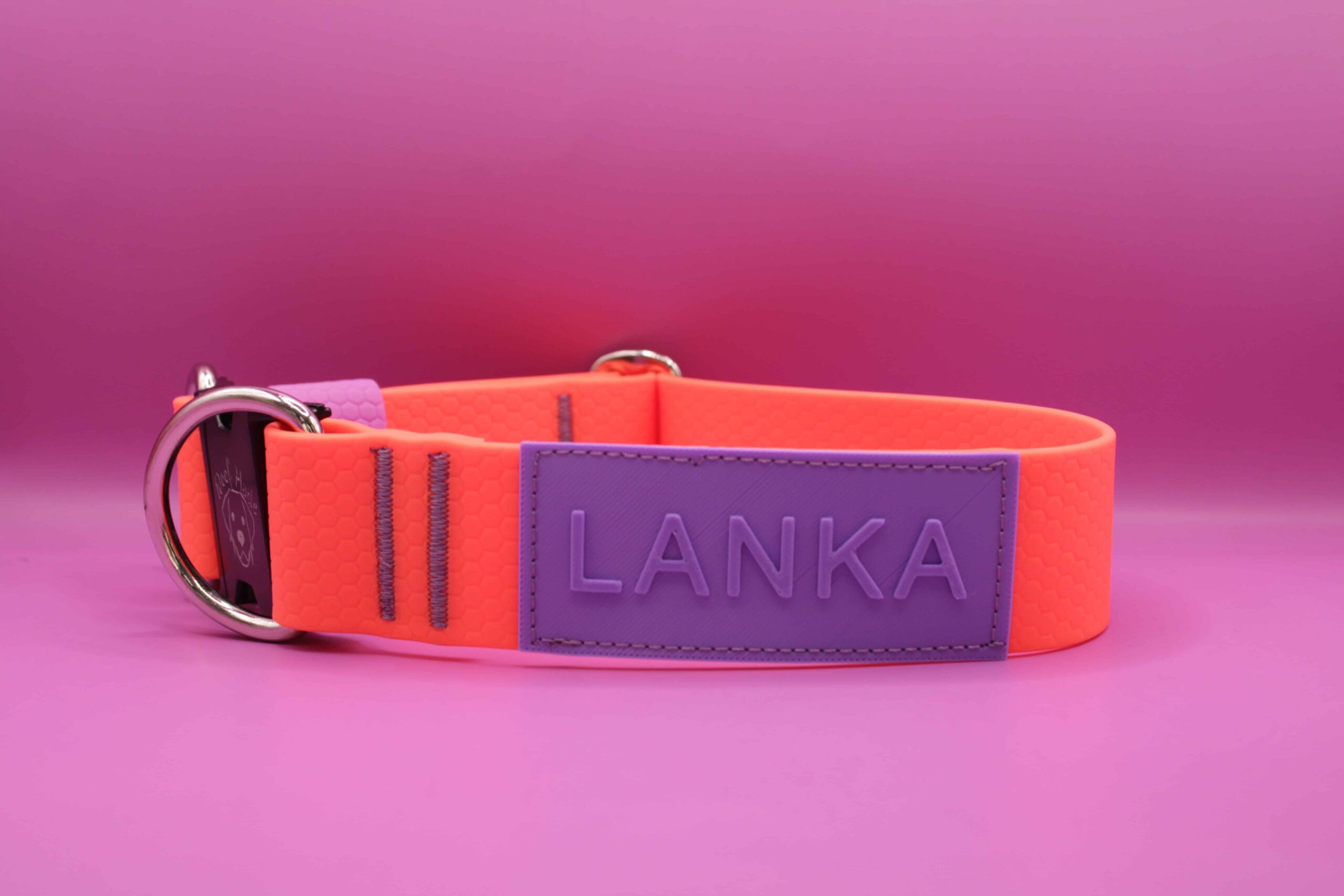 Personalizowana wodoodporna obroża dla psa z napisem