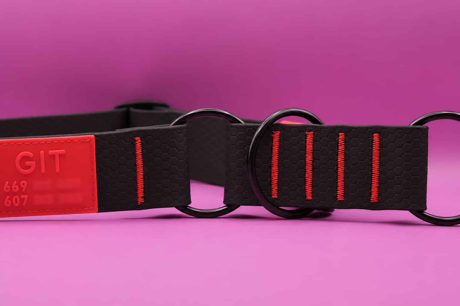 Personalizowana wodoodporna obroża półzaciskowa strong dla psa z imieniem - obrazek 3